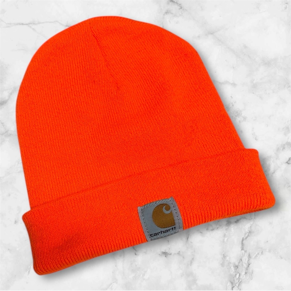 Carhartt youth Vibrant Orange Knit Hat beanie